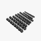 Rubber Hex Dumbbell 1-35KG Set