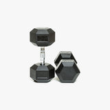 Rubber Hex Dumbbell 10-30KG Set