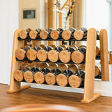 NOHRD Dumbbells - Weight Set and Rack
