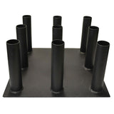 Olympic Size Bar Holder – 9 Holes Barbell Storage Rack